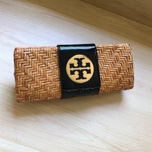 Tory Burch Rattan Clutch